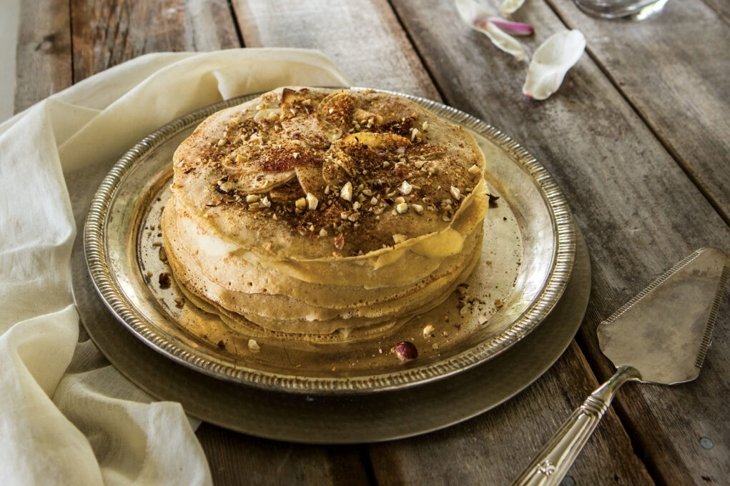 Apple Pie Crepe Cake