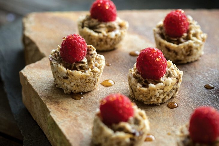 Mini Lemon Lavender Pudding Cups