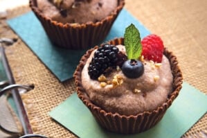 Double Chocolate Mousse Cups