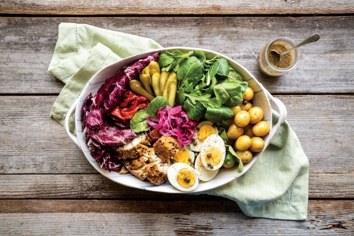 Mackerel Potato Egg Salad