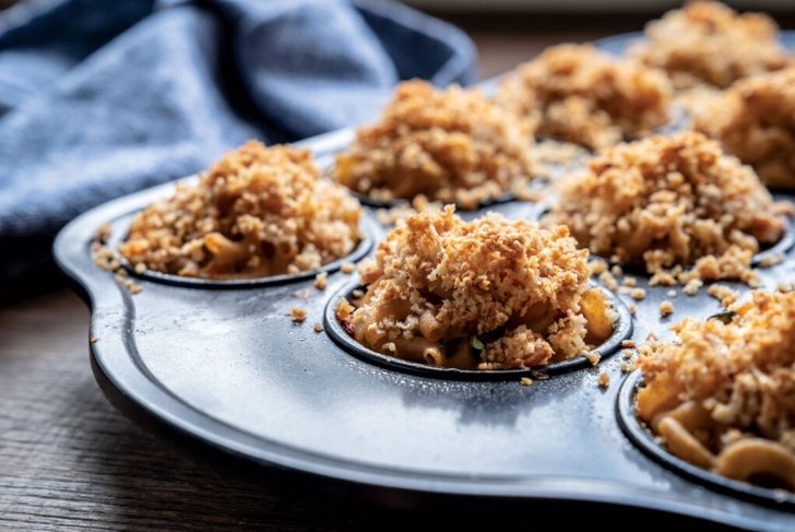 Tuna Spinach Mac and Cheese Cups